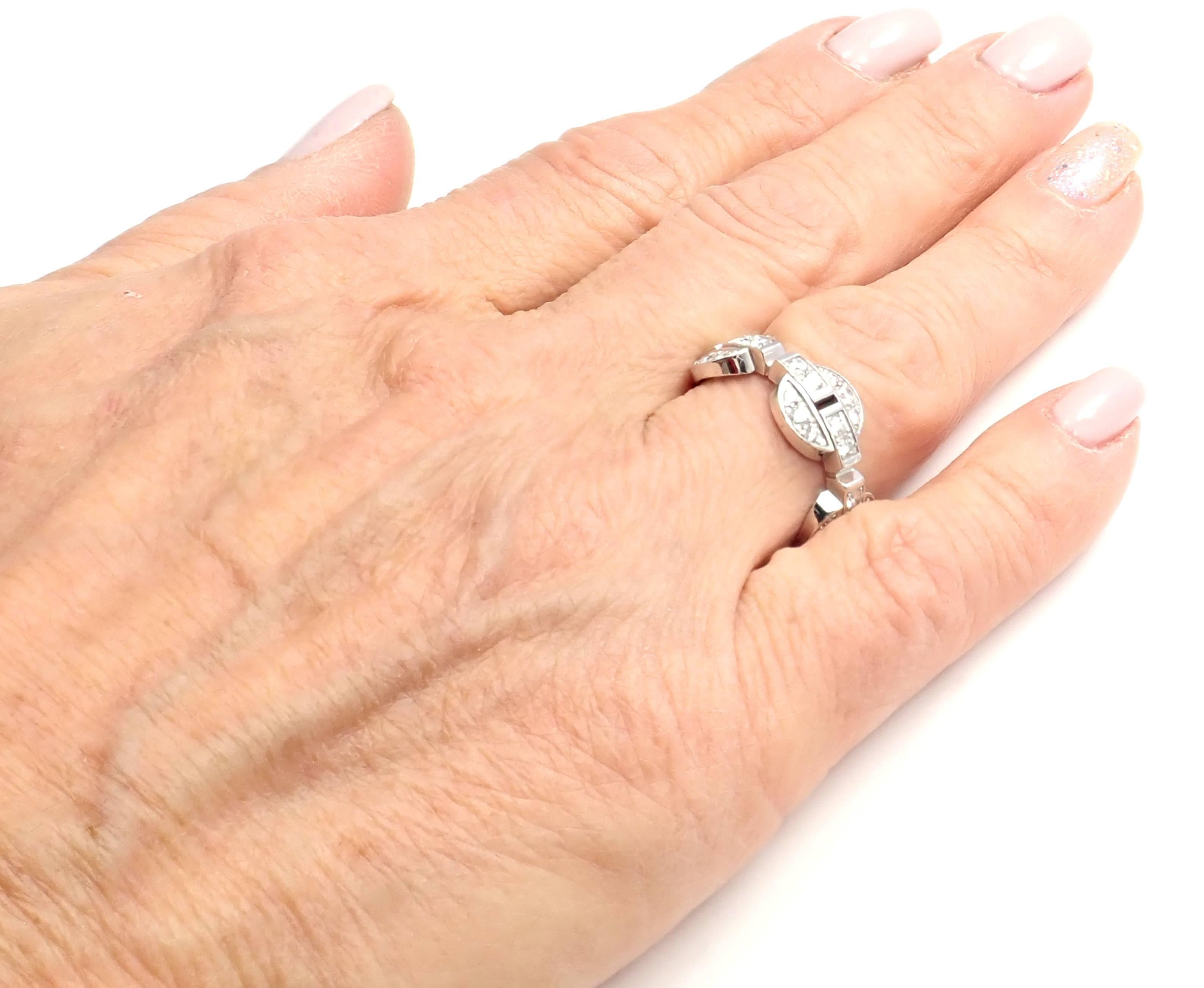 Cartier Himalia Diamond White Gold Band Ring 3