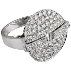 Cartier Himalia Diamond White Gold Ring