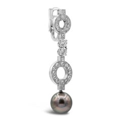 Cartier Himalia-Perlen- und Diamant-Ohrringe