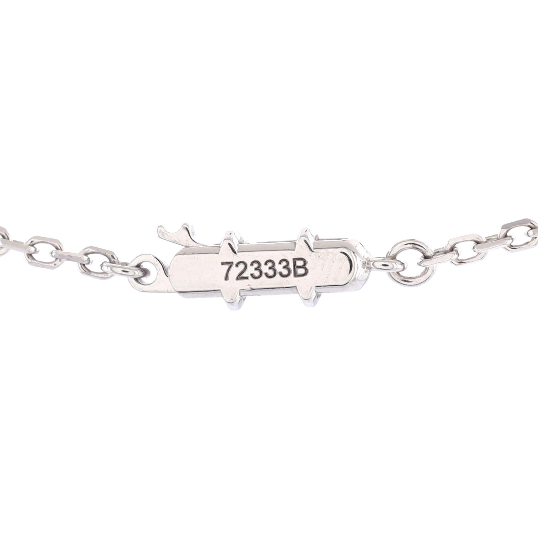 Women's Cartier Himalia Pendant Necklace 18k White Gold and Diamonds