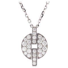 Cartier Himalia Pendant Necklace 18k White Gold and Diamonds