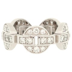 Cartier Himalia Ring 18K White Gold with Full Pave Diamonds