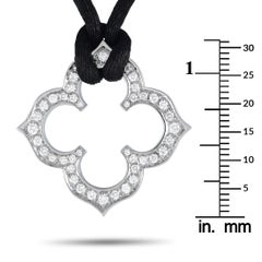 Cartier Hindu 18K White Gold 0.60ct Diamond Necklace