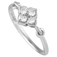 Cartier Hindu 18K White Gold Diamond Ring