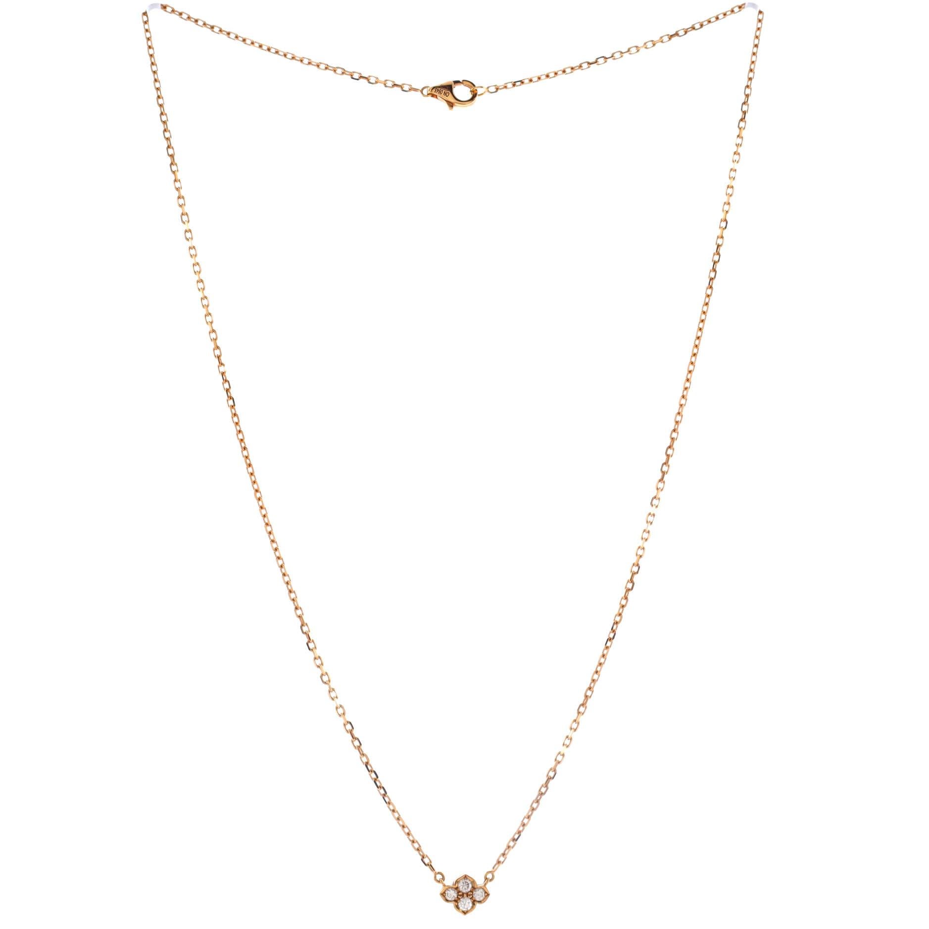Condition: Great. Minor wear throughout.
Accessories: No Accessories
Measurements: Pendant Length: 6.65 mm, Pendant Width: 8.30 mm
Designer: Cartier
Model: Hindu Pendant Necklace 18K Rose Gold and Diamonds
Exterior Color: Rose Gold
Item Number: