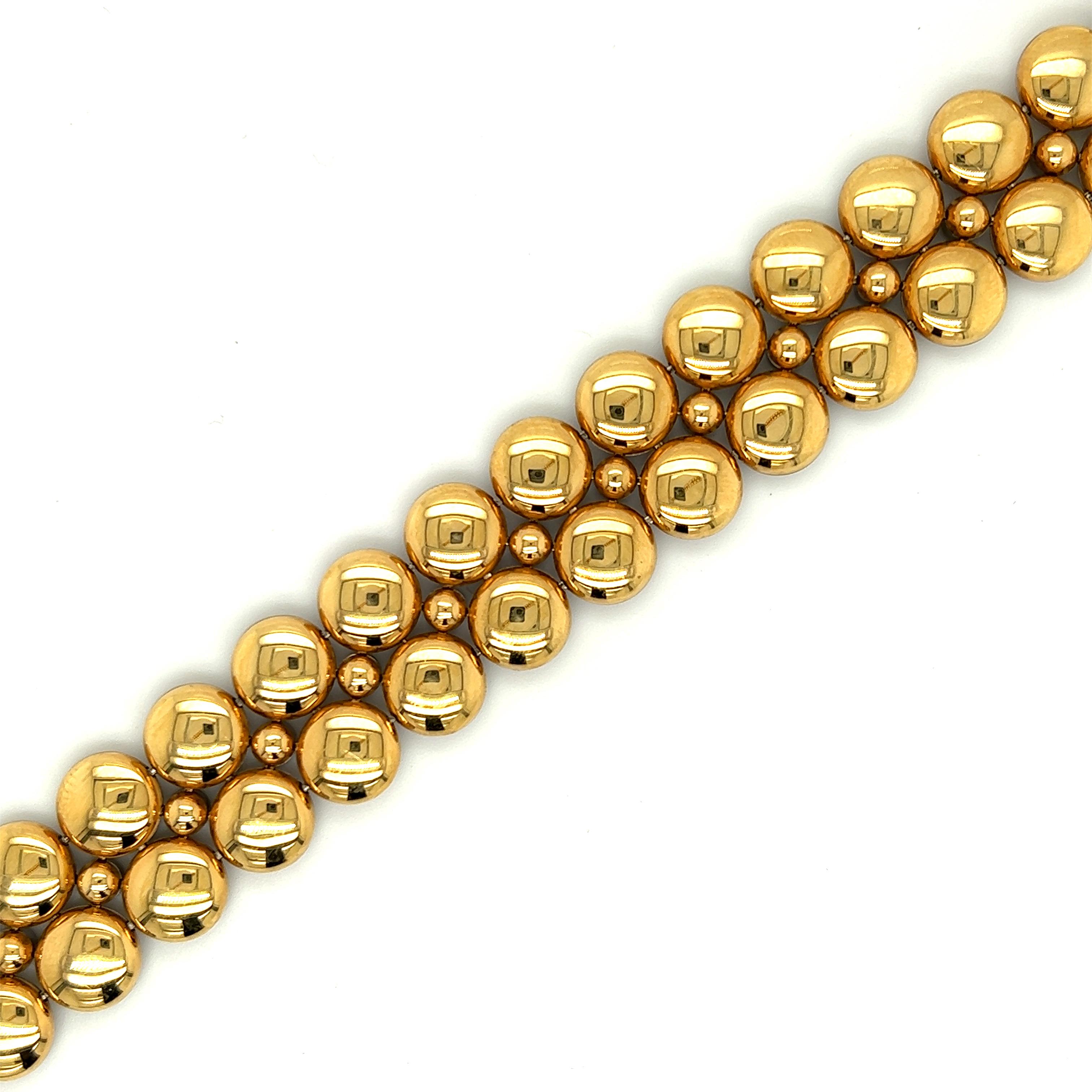 Cartier Bracelet réversible Honey Moon en or jaune et blanc 18 carats et diamants Excellent état - En vente à MIAMI, FL