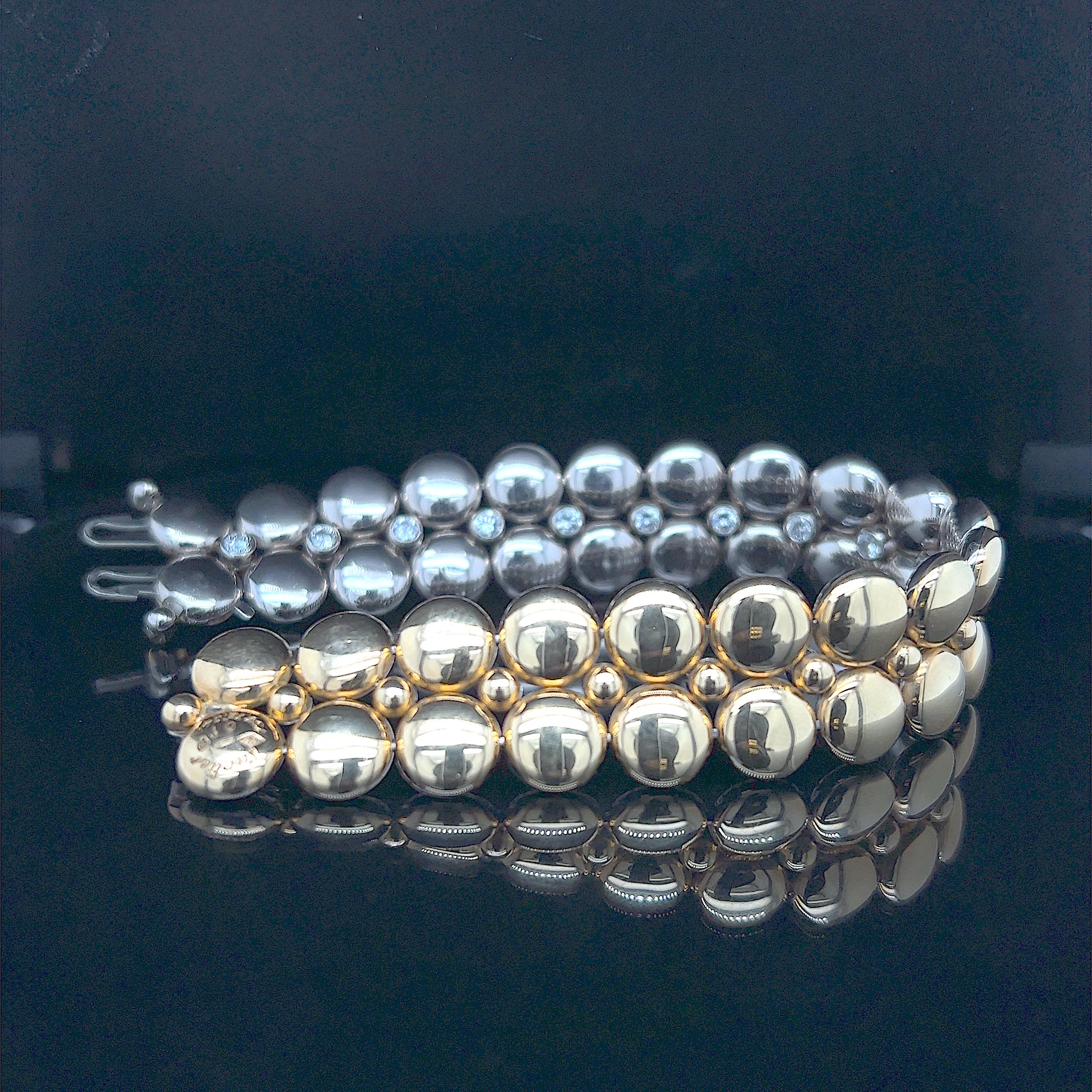 Cartier Bracelet réversible Honey Moon en or jaune et blanc 18 carats et diamants Unisexe en vente