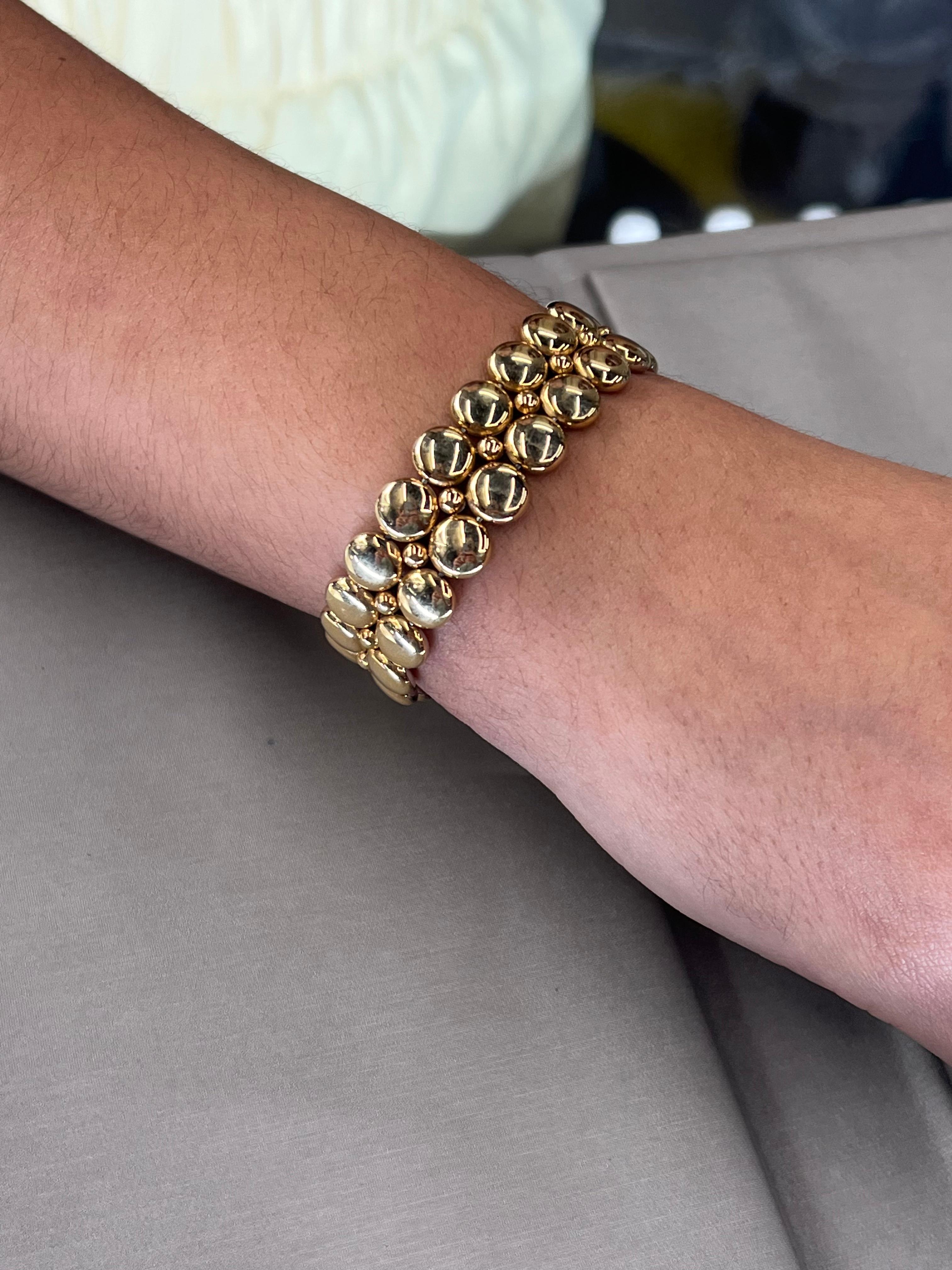 Cartier Bracelet réversible Honey Moon en or jaune et blanc 18 carats et diamants en vente 3