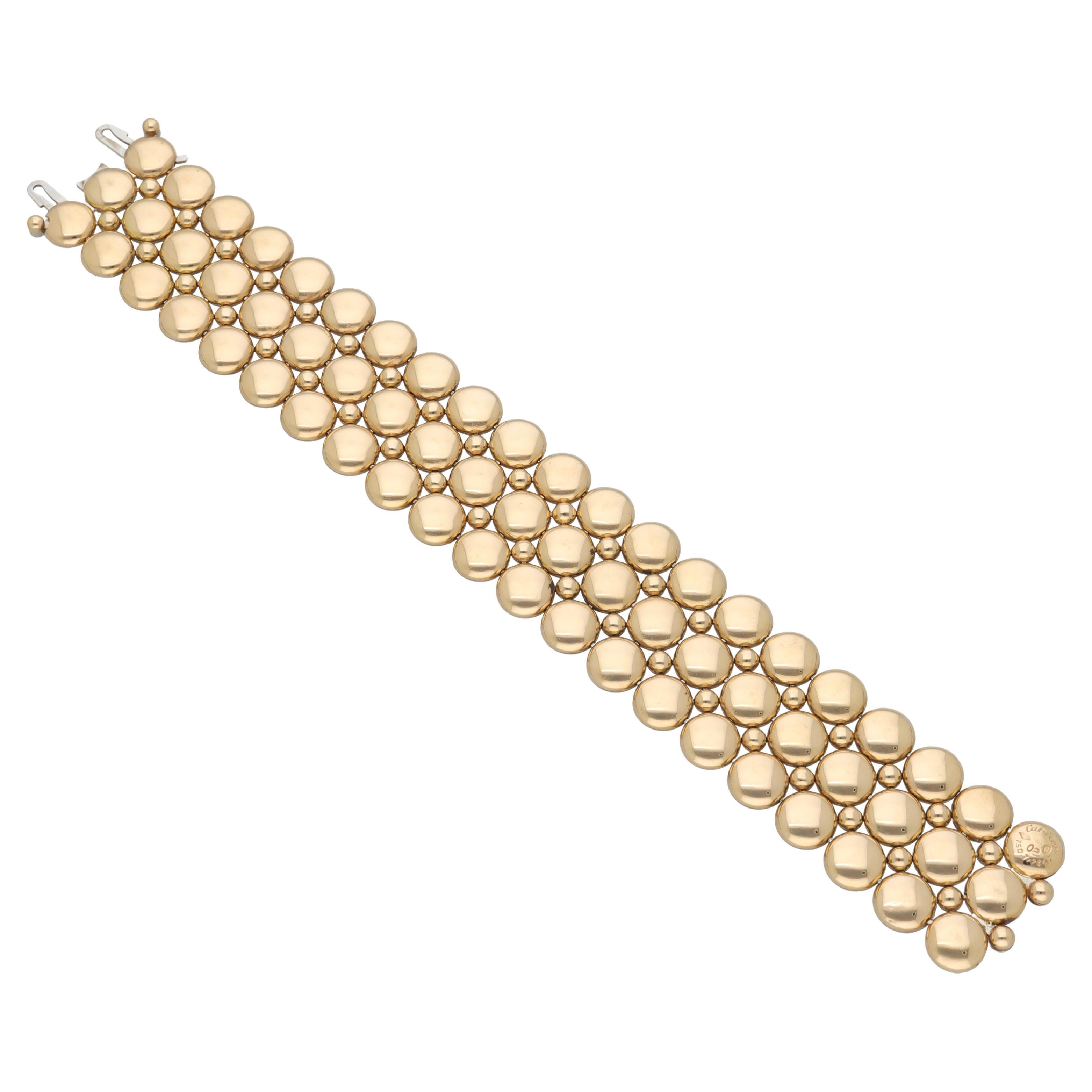 Cartier Honeymoon Reversible Bracelet 18 Kt Yellow and White Gold.