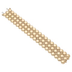 Cartier Honeymoon Bracelet Réversible Or Jaune et Blanc 18 Kt.