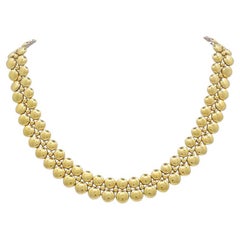 Cartier Honeymoon Collection Reversible Necklace 18k White & Yellow Gold