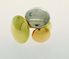 Cartier Honeymoon Collection Tri-Color Gold Ring