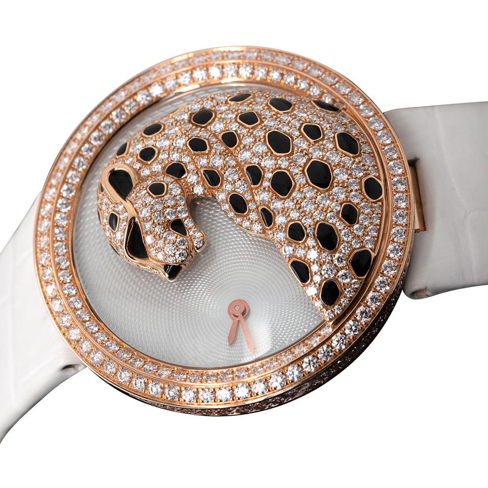 Cartier HPI00762 Panthere Divine Diamond Ladies Watch For Sale 3
