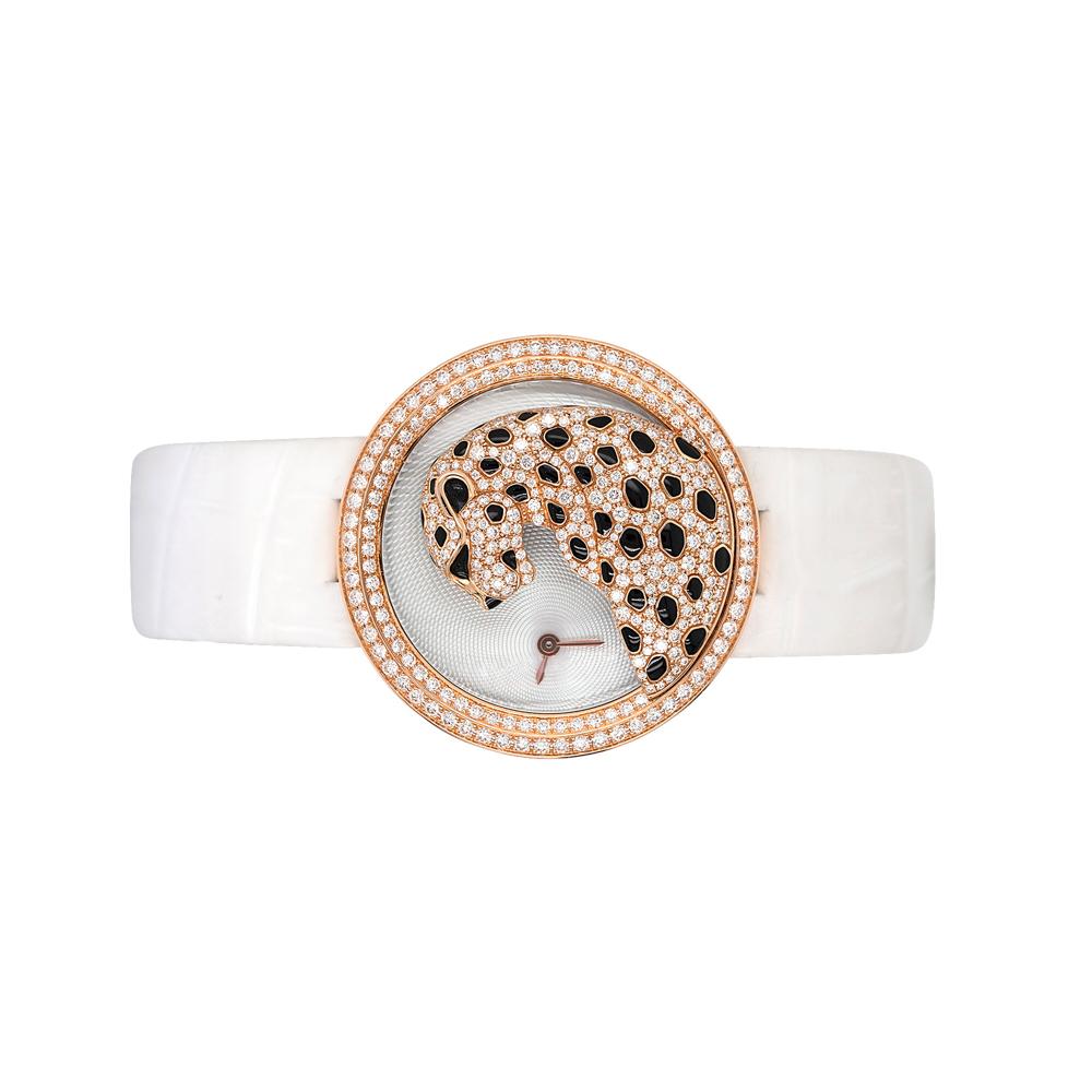 Women's Cartier HPI00762 Panthere Divine Diamond Ladies Watch For Sale