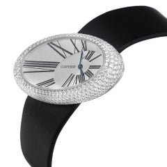 Cartier Hypnose 18K White Gold Silver Dial Quartz Ladies Watch WJ301949