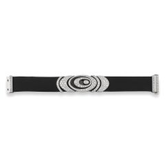 Cartier Hypnose Bracelet en or blanc 18k émaillé de diamants