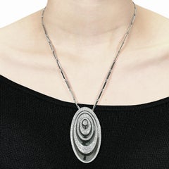 Cartier Hypnose Diamond White Gold Pendant Necklace