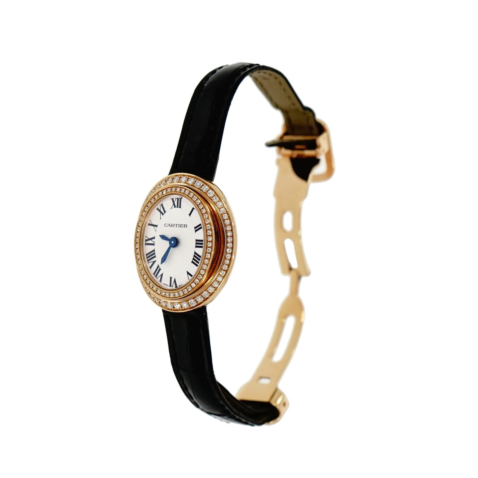 Round Cut Cartier Hypnose Small Size WJHY0003 in 18 Karat Rose Gold