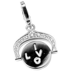 Cartier Pendentif breloque « I Love You » en or et diamants