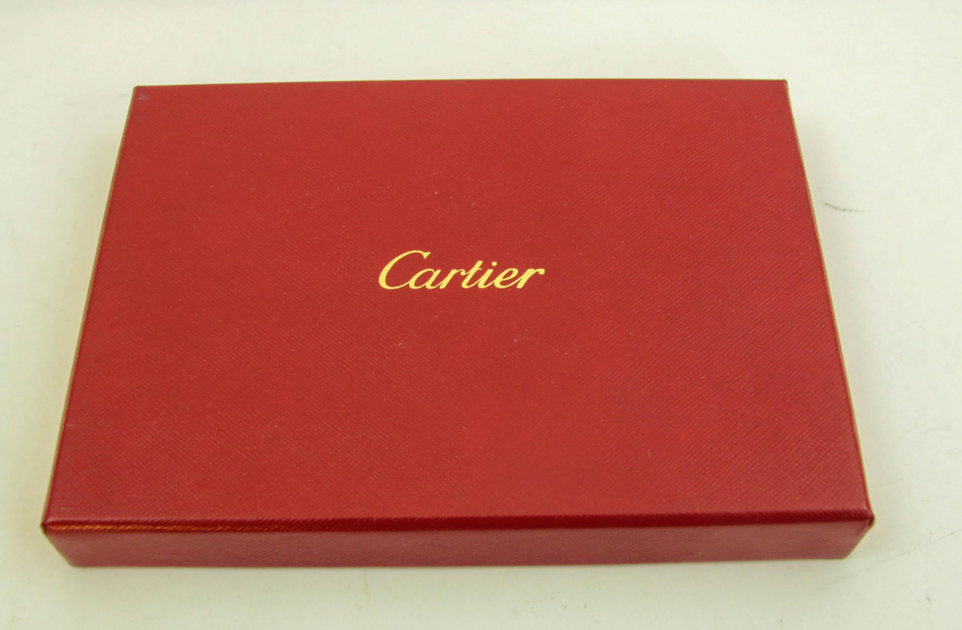 Juego de tarjeta y sobre con diseño de pantera icónica de Cartier Papelería de escritorio de lujo en Bueno estado para la venta en North Hollywood, CA