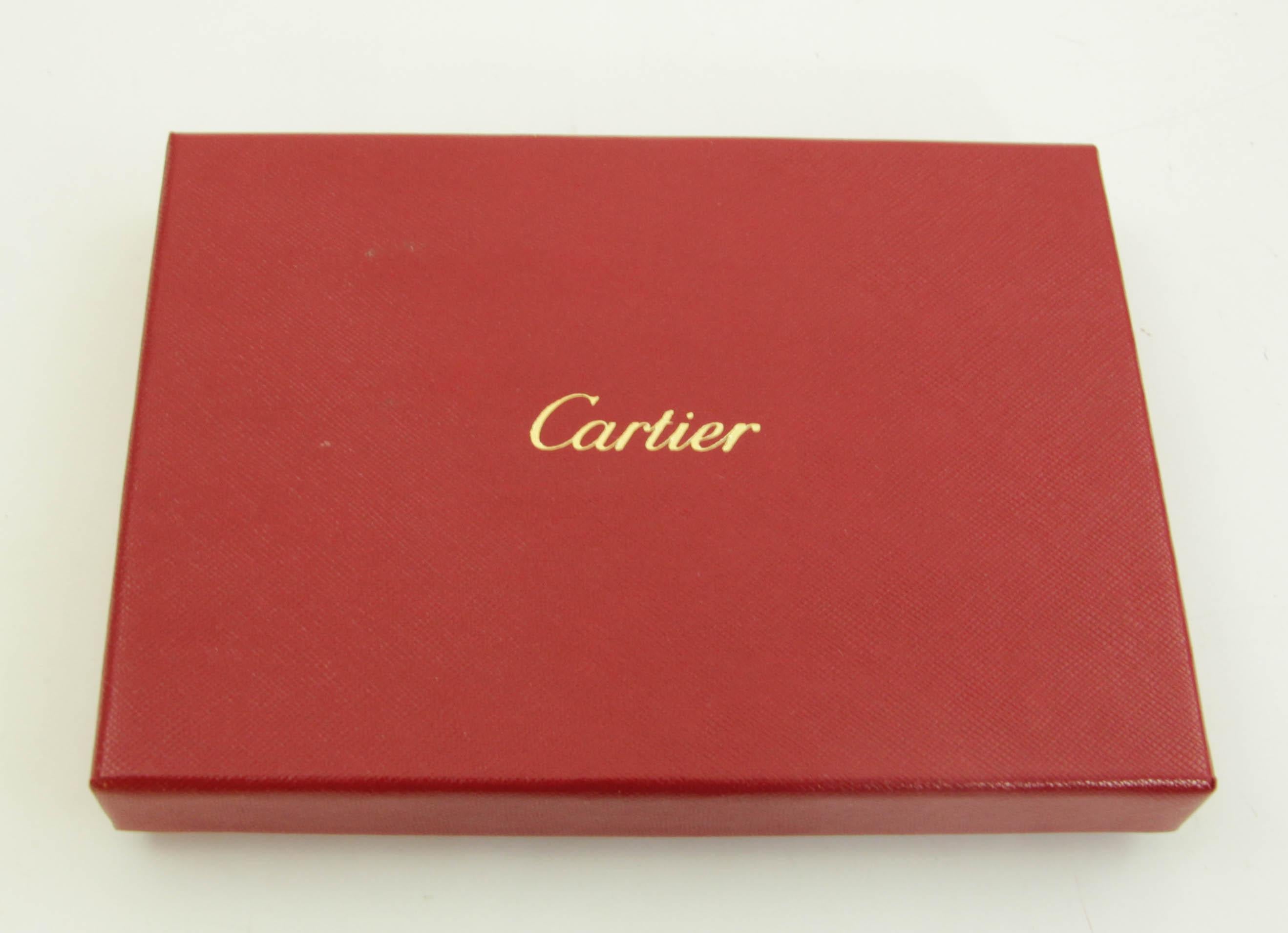 Juego de tarjeta y sobre con diseño de pantera icónica de Cartier Papelería de escritorio de lujo en venta 1