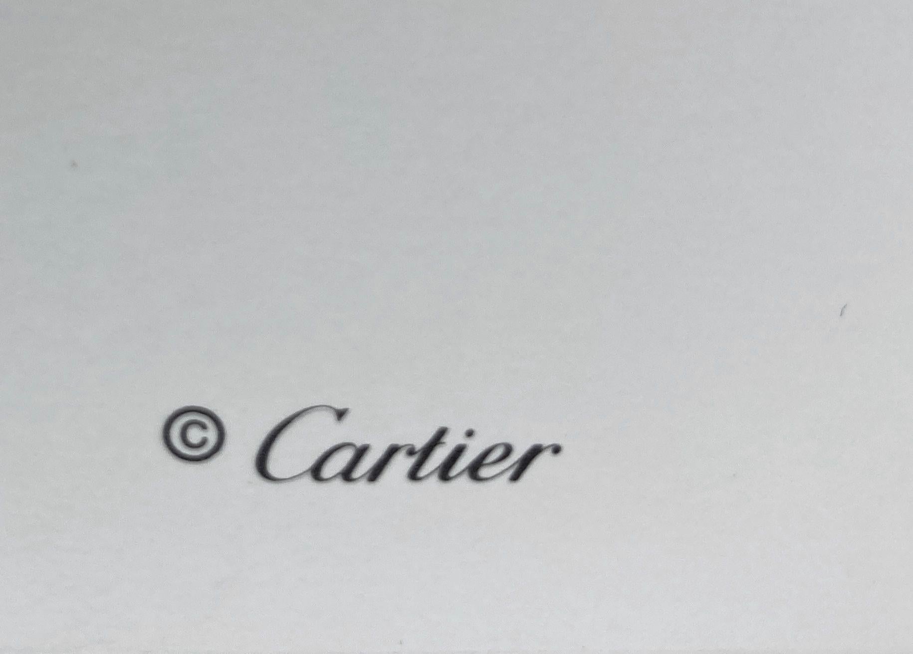 Cartier Iconic Panther Design Card and Envelope Set Luxury Season's Greetings (Cartes de vœux de luxe) Bon état - En vente à North Hollywood, CA