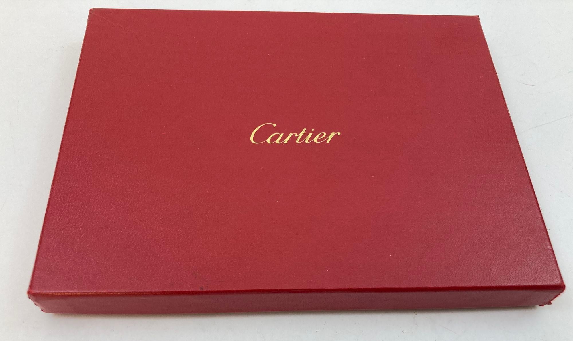 Cartier Iconic Panther Design Set de cartes et d'enveloppes Papeterie de luxe en vente 4