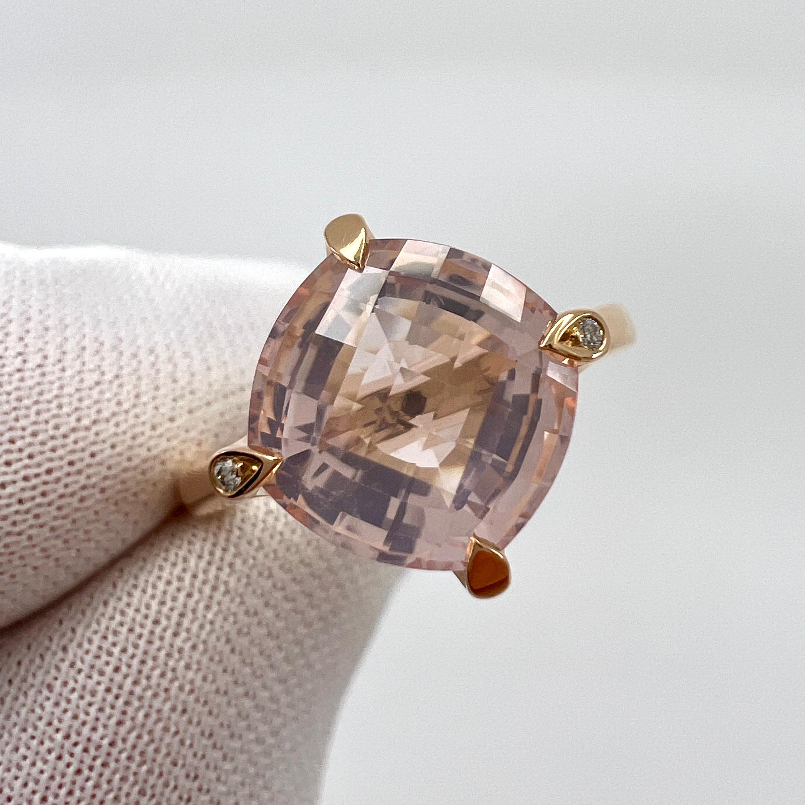 Anillo Cartier Inde Mysterieuse Fancy Rose De France Amatista Diamante Oro Rosa en venta 5