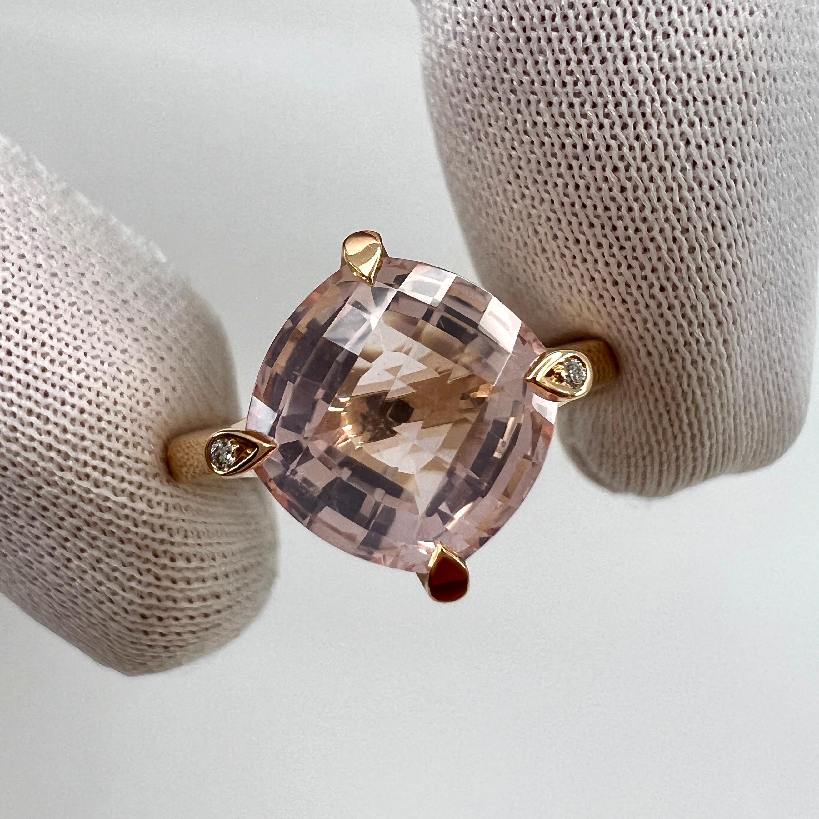 Anillo Cartier Inde Mysterieuse Fancy Rose De France Amatista Diamante Oro Rosa en Excelente estado para la venta en Birmingham, GB