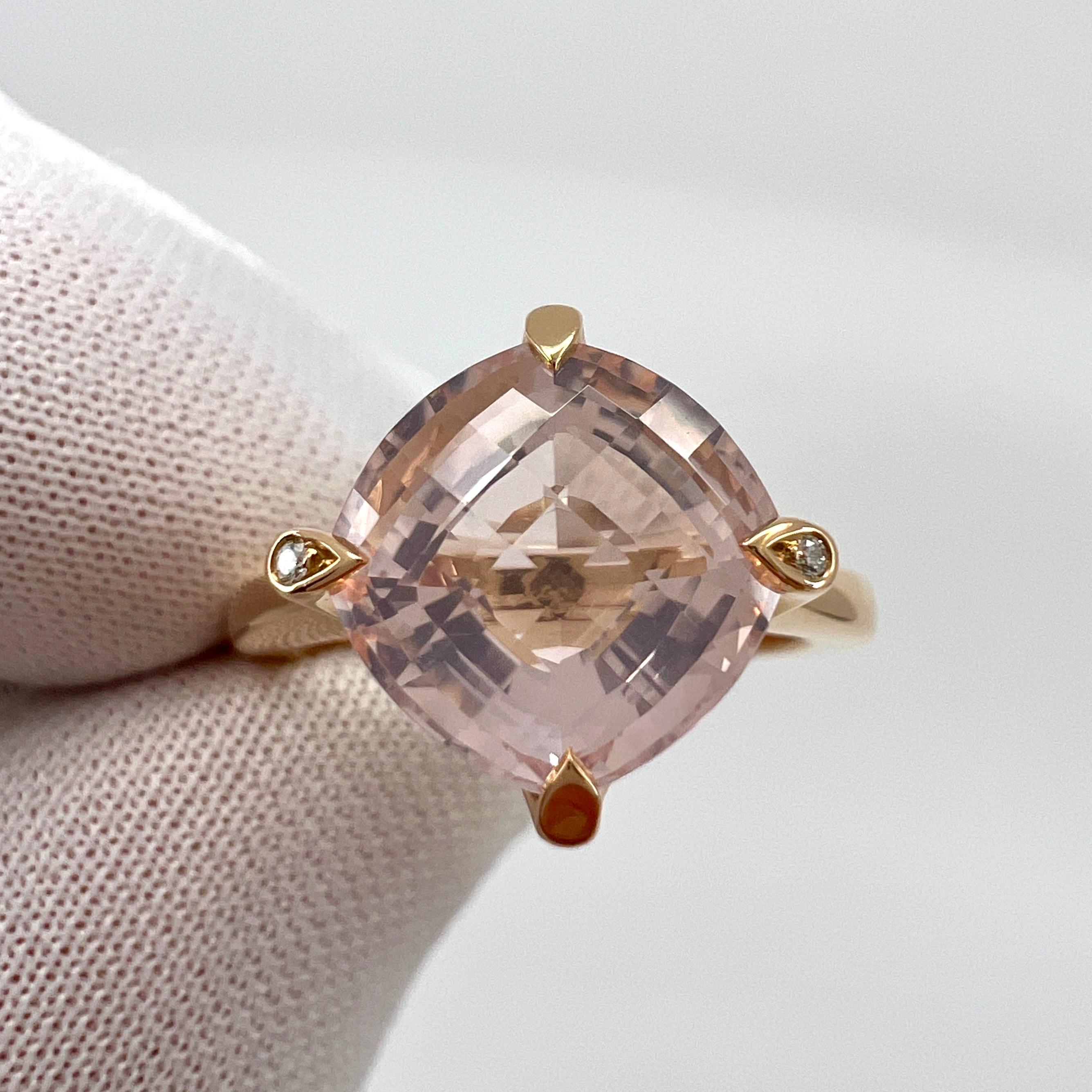 Anillo Cartier Inde Mysterieuse Fancy Rose De France Amatista Diamante Oro Rosa en venta 2