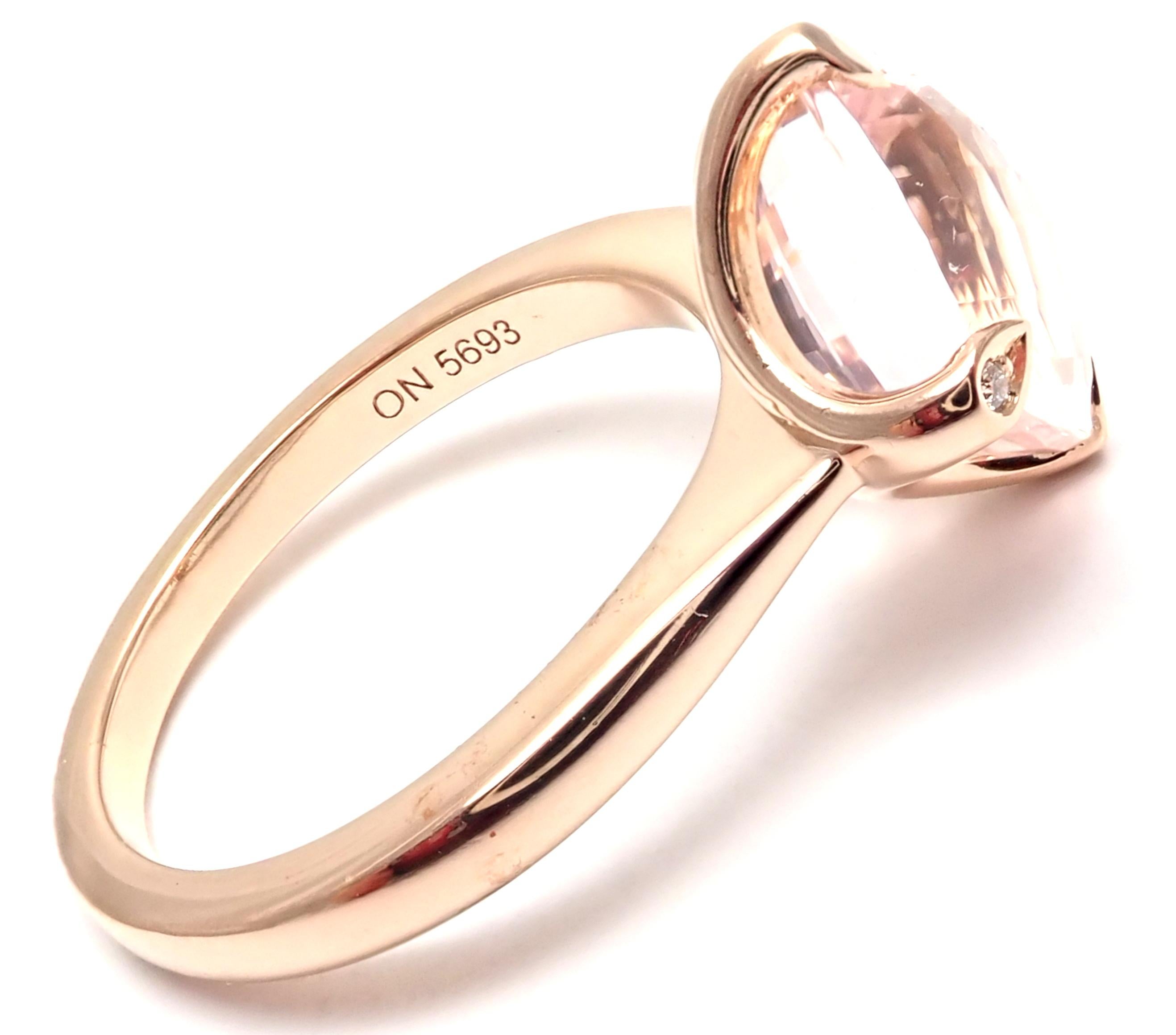 pink diamond ring cartier