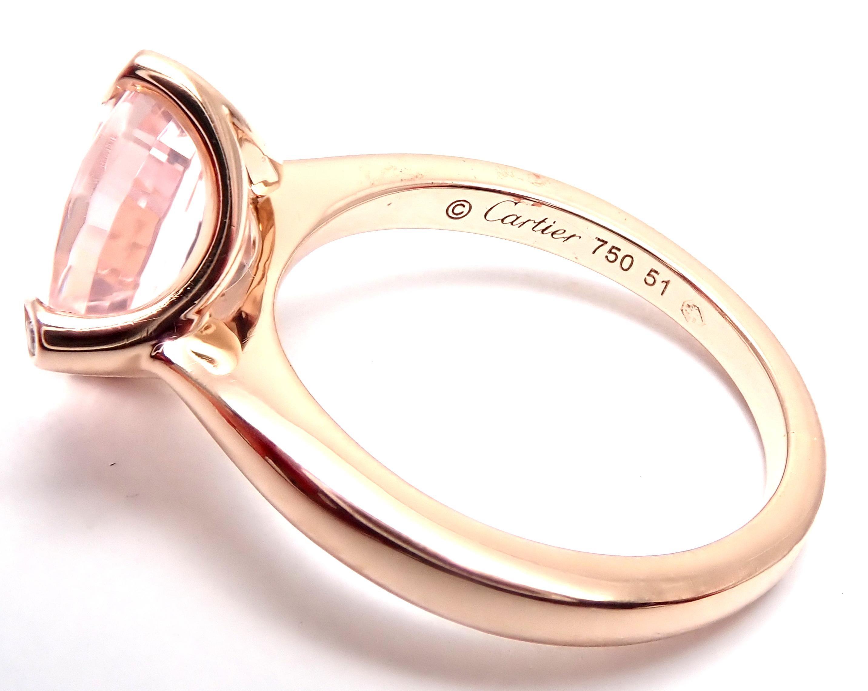 pink quartz ring
