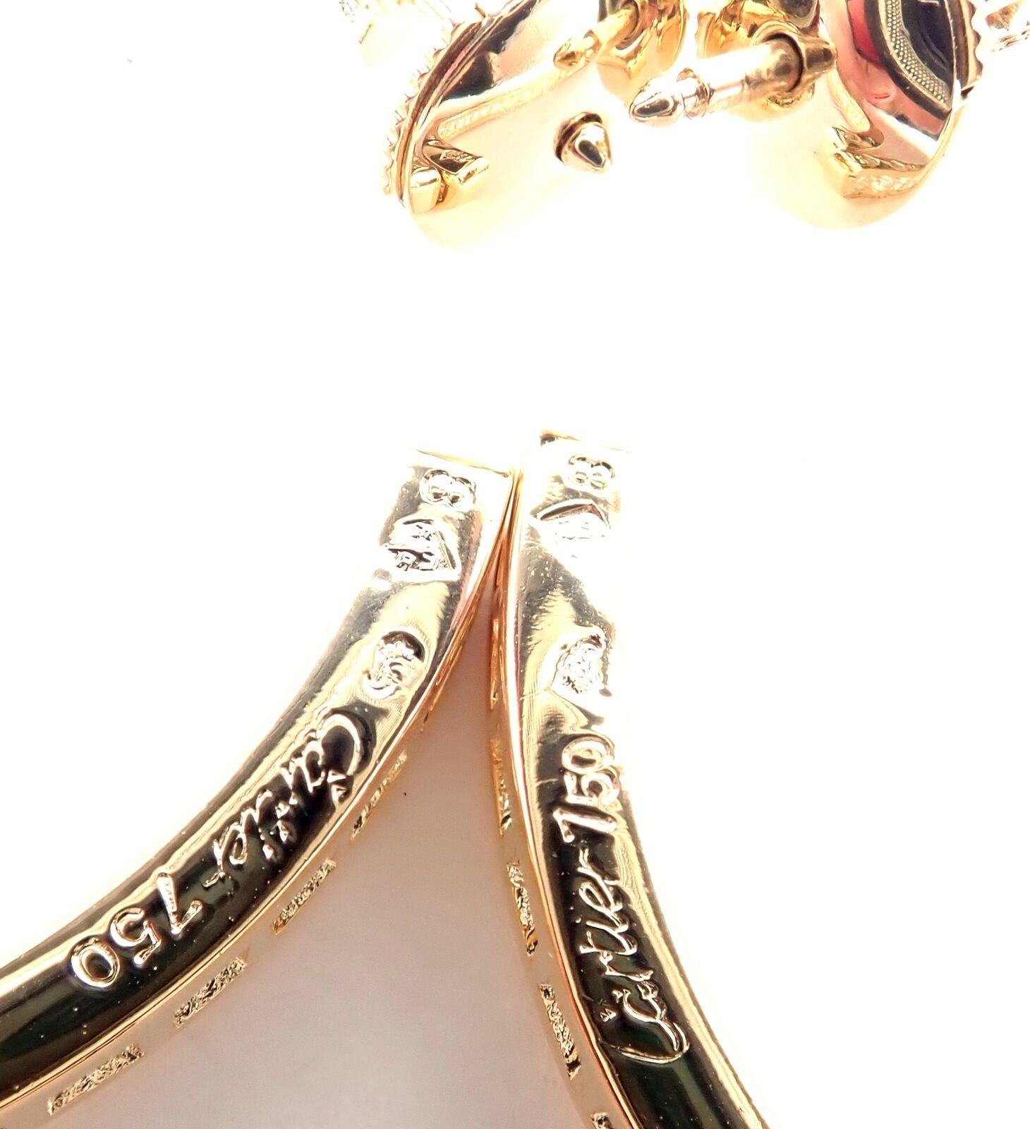 Cartier Inside Out Diamant Großer Ring Gelbgold Ohrringe im Angebot 1