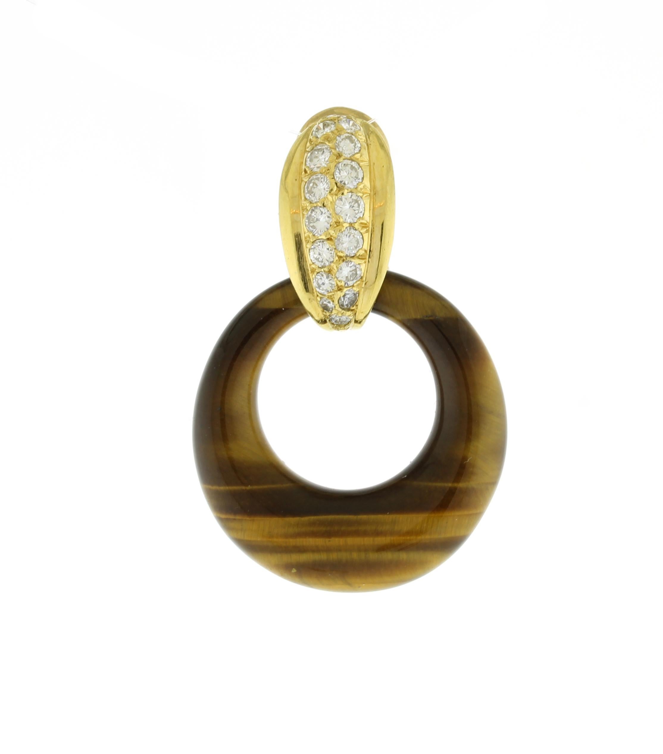 Cartier austauschbare Diamant-Tür-Knocker-Ohrringe mit Diamanten 3