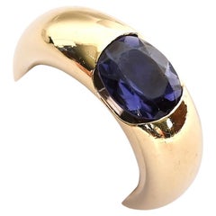 Cartier Iolite Gold Band Ring