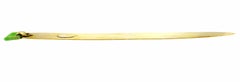 Cartier Jade Yellow Gold Letter Opener
