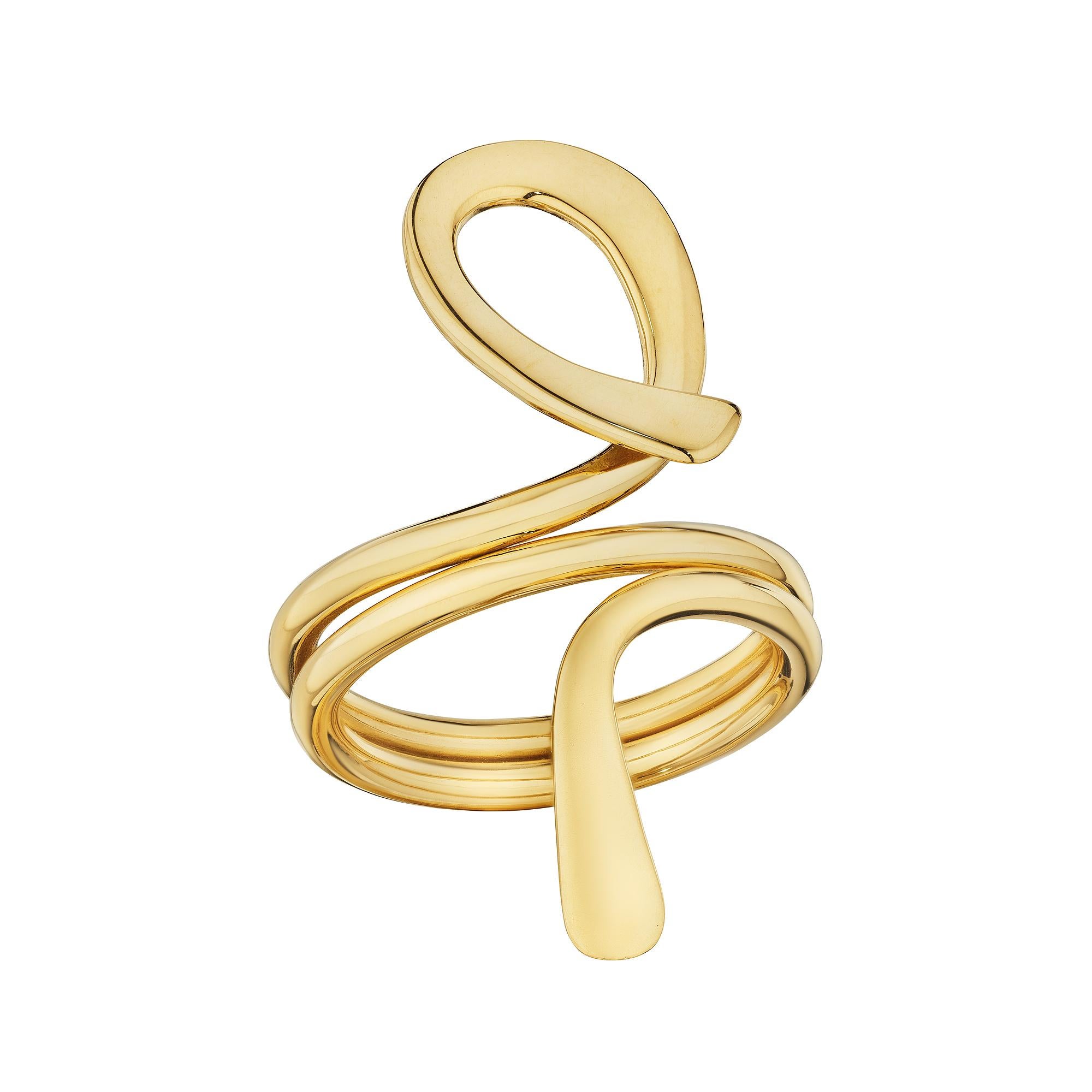 Cartier Jean Dinh Van Ankh Gold-Vintage-Ring  (Modernistisch) im Angebot