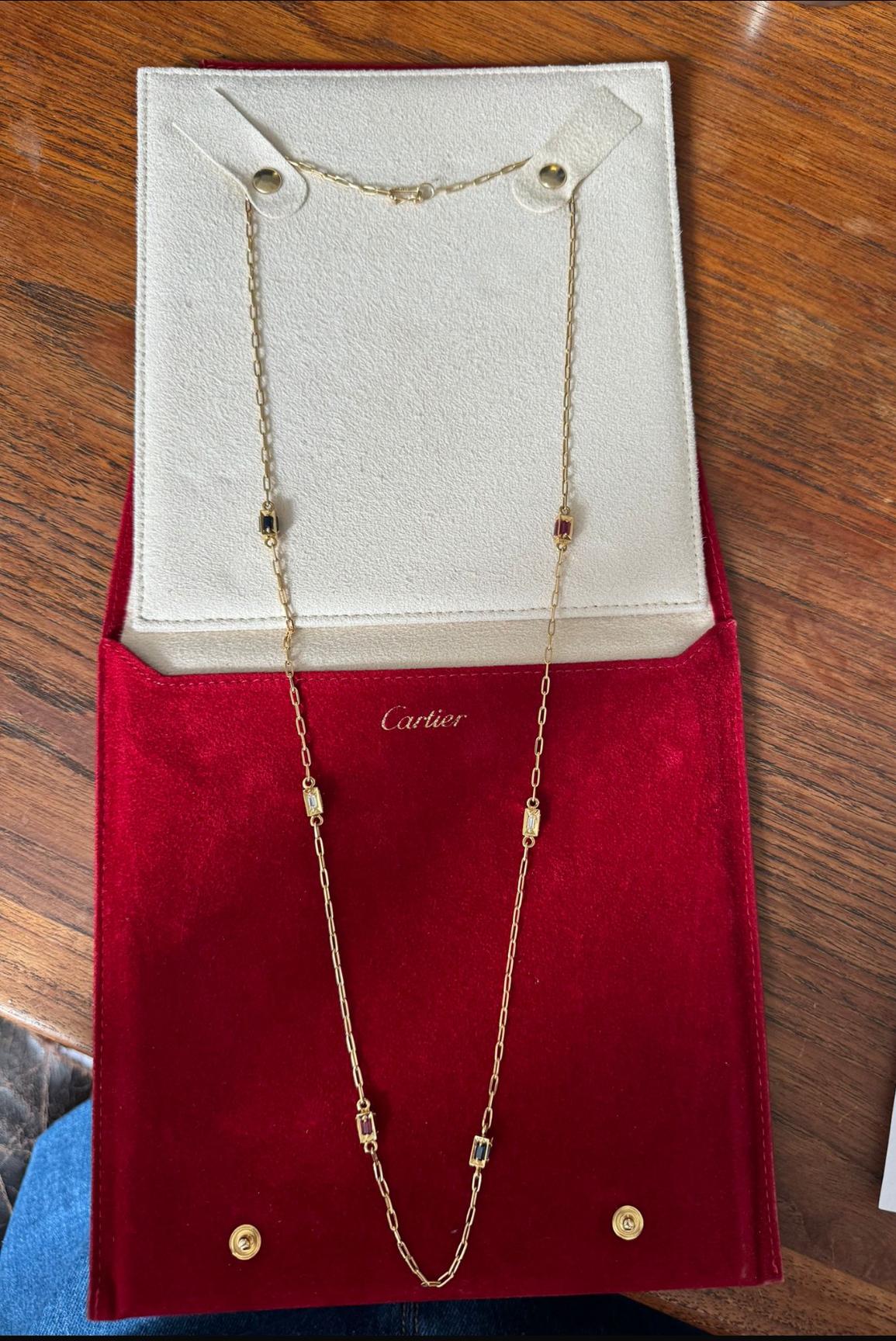 Cartier Vintage 1980 Jean Dinh Van Long Necklace
 30