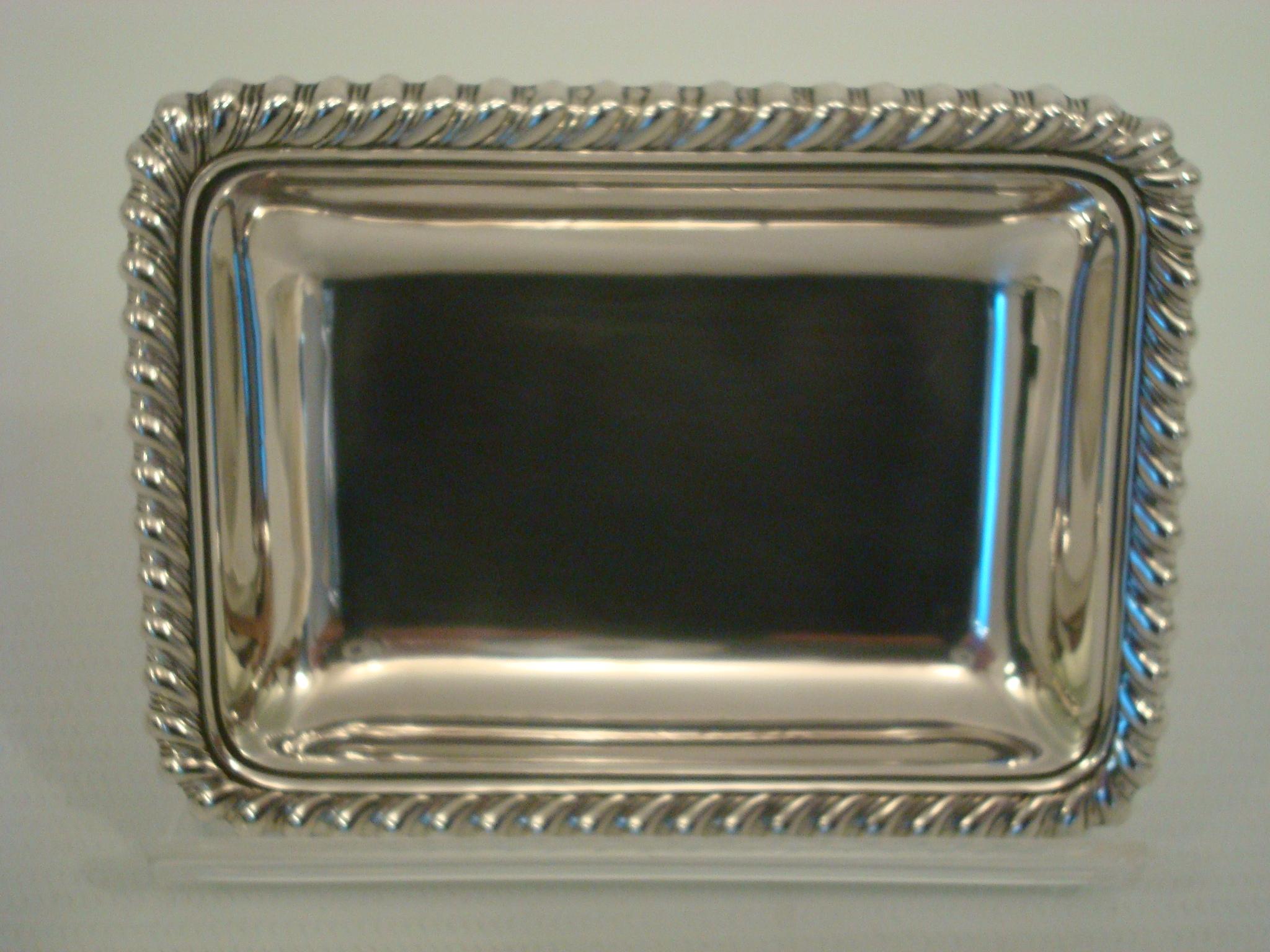 French Cartier Jewelry Dish or a Personal Cards / Keys / Trinket Tray / Coins Plate For Sale