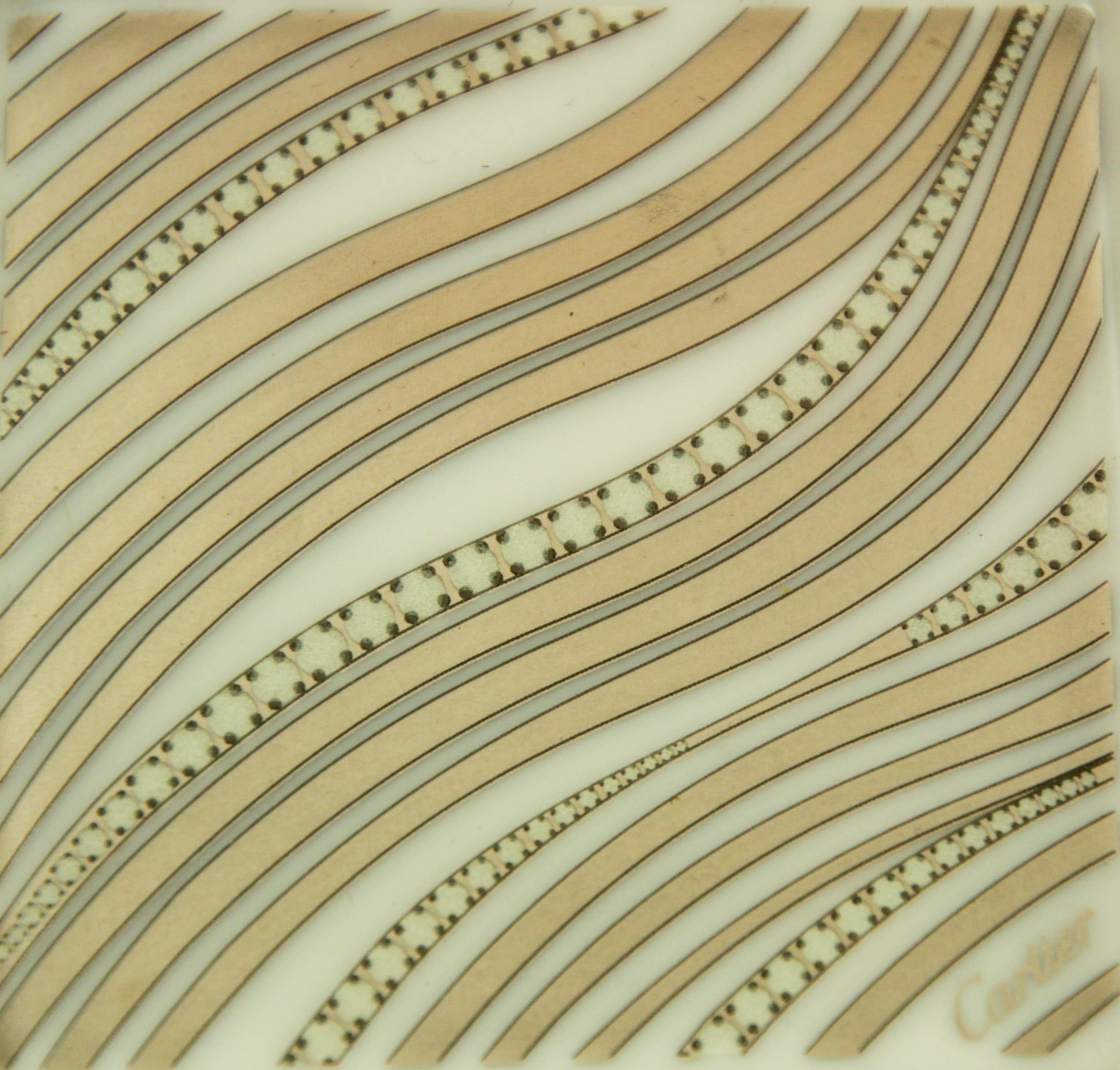 Cartier Jewelry Dish Trinket Trays Set of 3 French Luxury Porcelain in Box 5