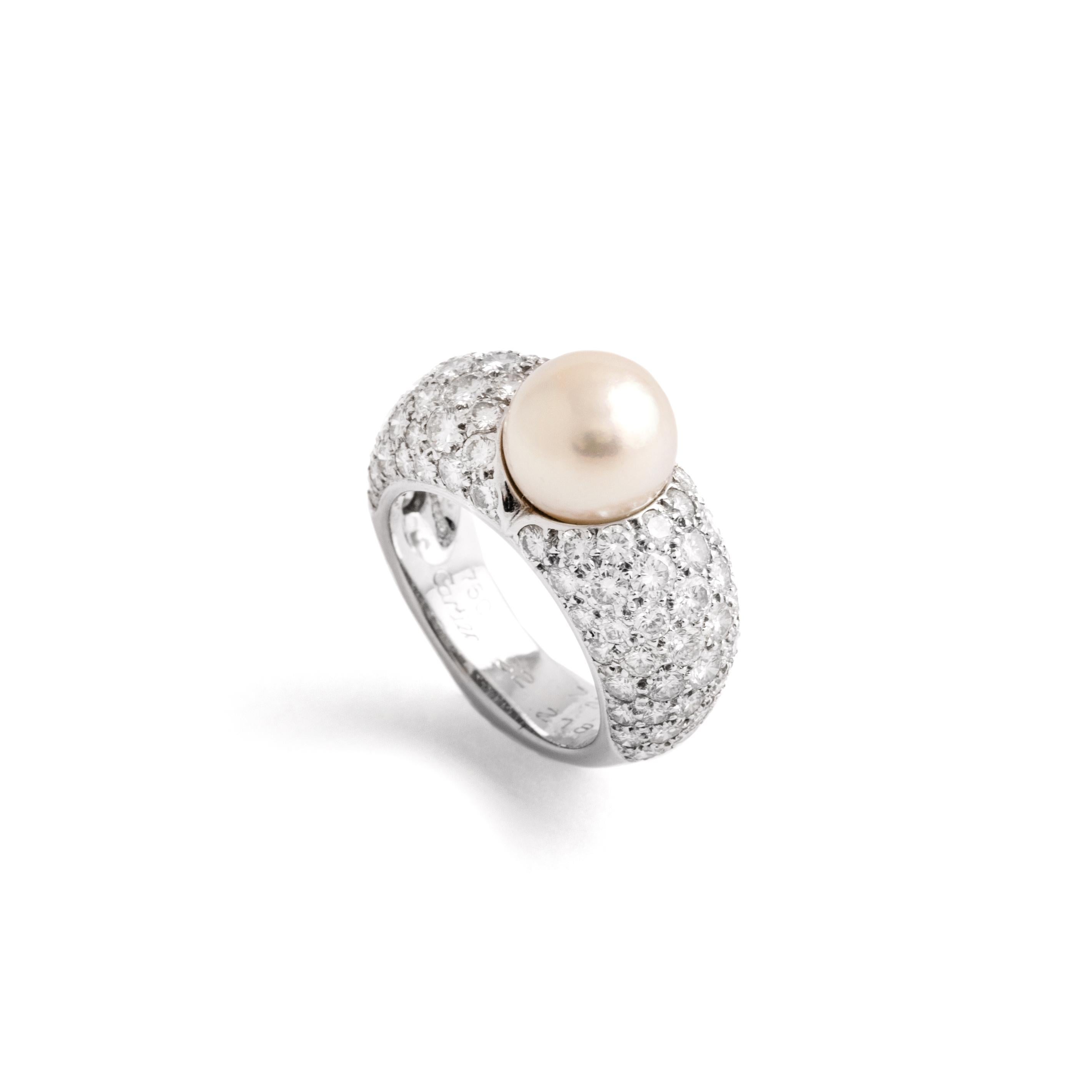 cartier pearl ring