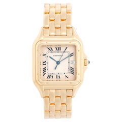 Cartier Jumbo Panther 18k Yellow Gold Men's Quartz Watch with Date W25014B9