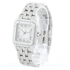 Cartier Jumbo Panther Stainless Steel Men's Quartz Watch with Date