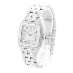 Cartier Jumbo Panther Stainless Steel Men's Quartz Watch with Date W25032P5 1300