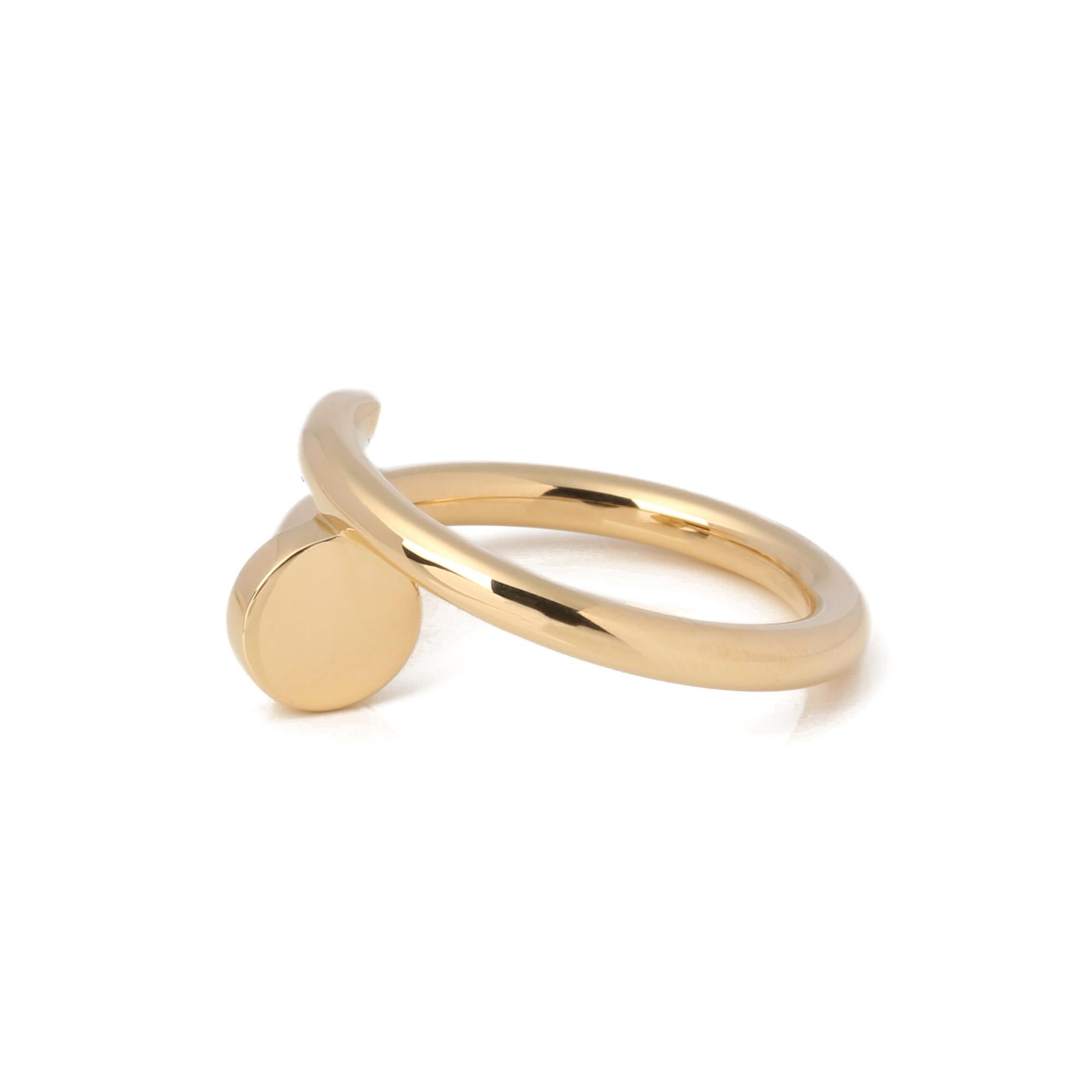 Women's or Men's Cartier Just Un Clou Yellow Gold Ring