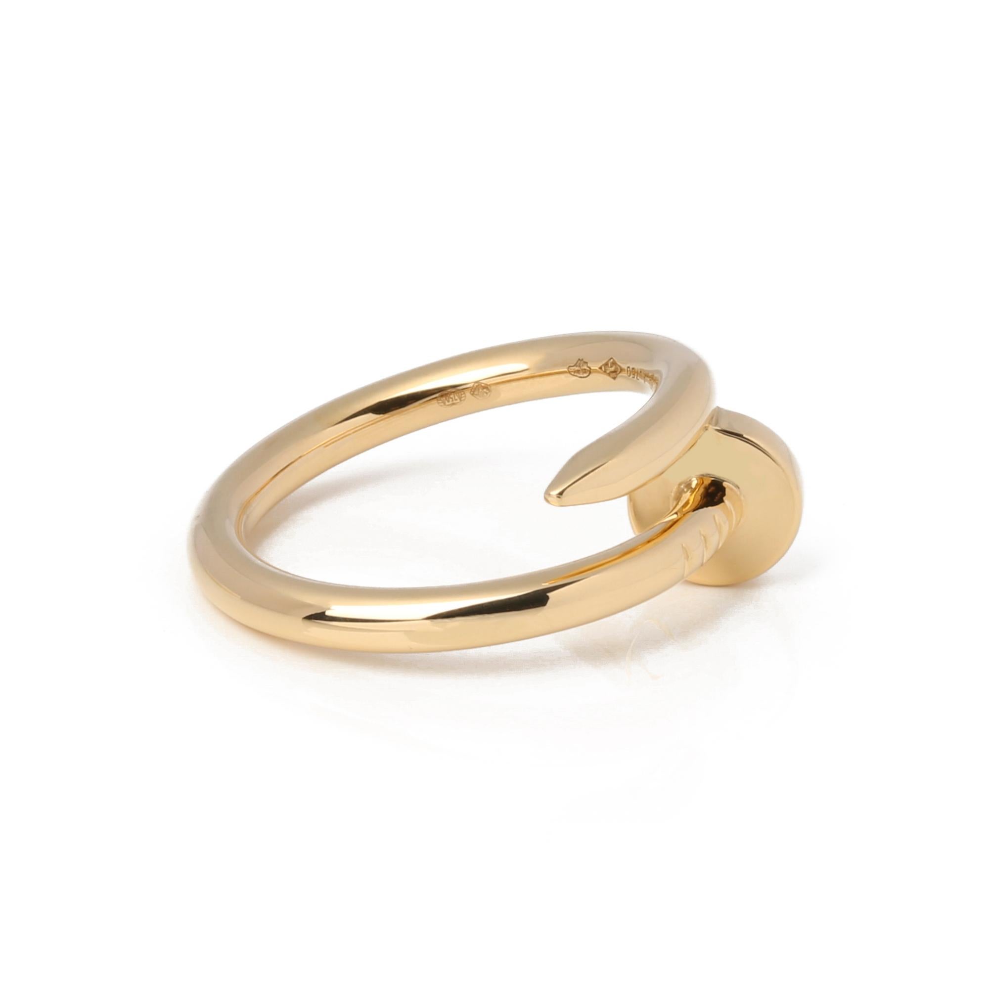 Cartier Just Un Clou Yellow Gold Ring 1