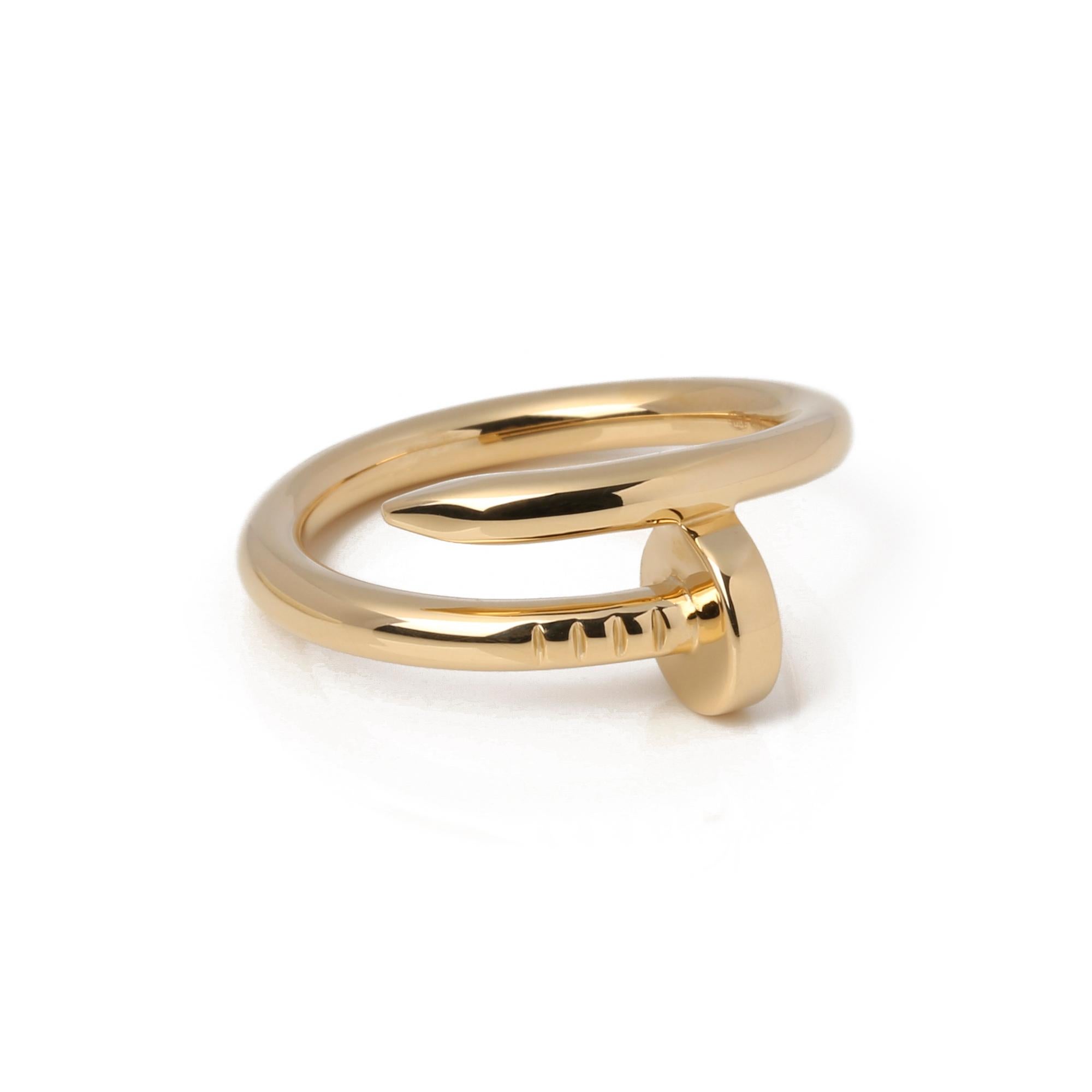 Cartier Just Un Clou Yellow Gold Ring 2