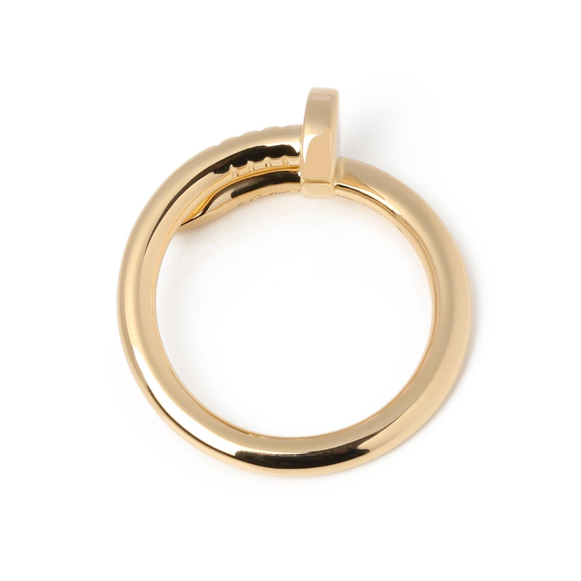 Cartier Just Un Clou Yellow Gold Ring 4