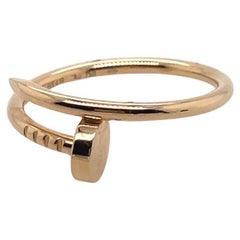 Cartier Juste un Clou 18ct rose Gold Ring Small Model Size 55