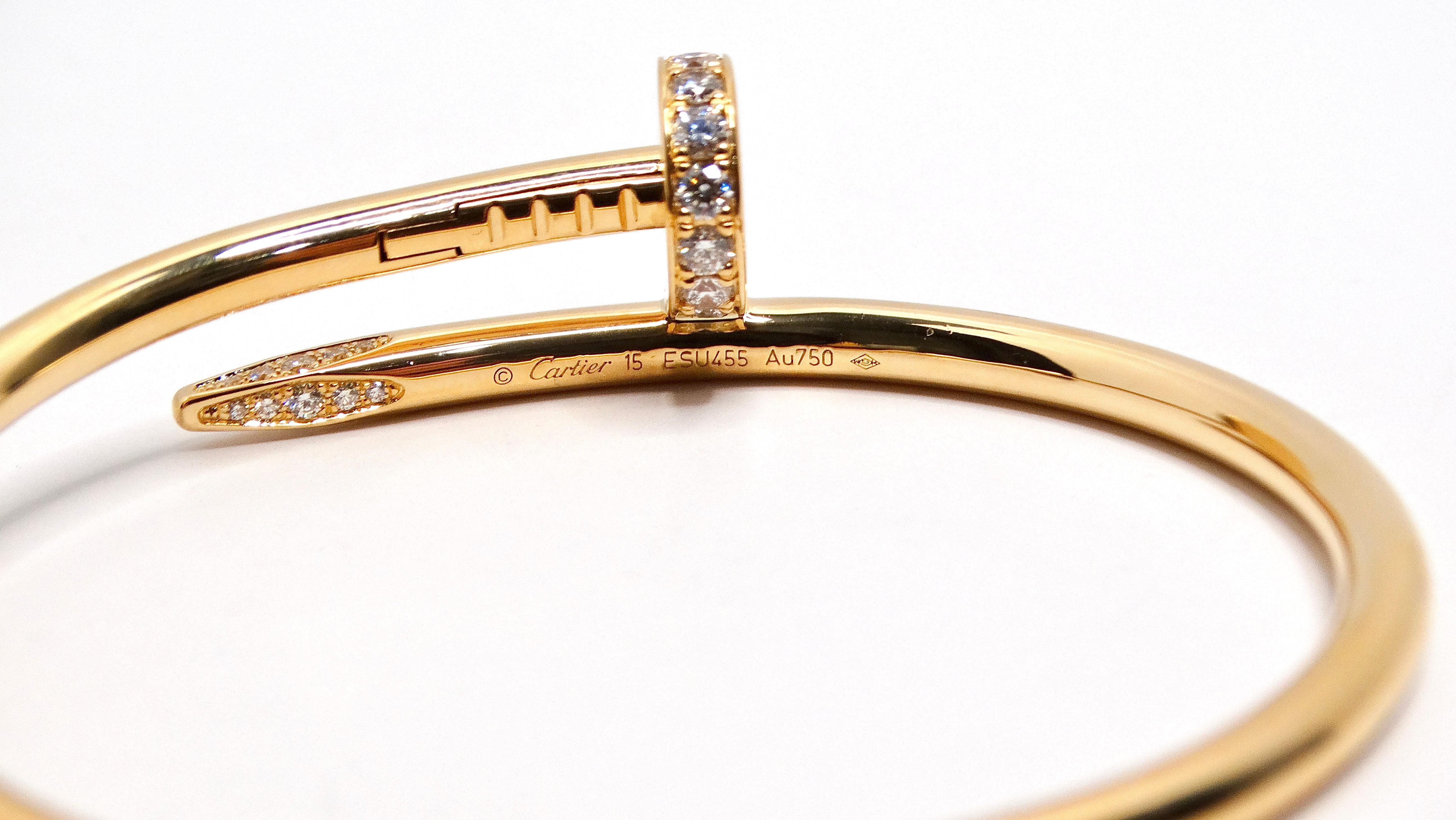cartier nail bracelet